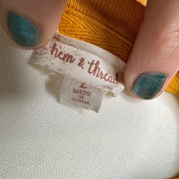 Orange Tie Dye Relaxed Long Sleeve Sweatshirt - Picture 7 of 7